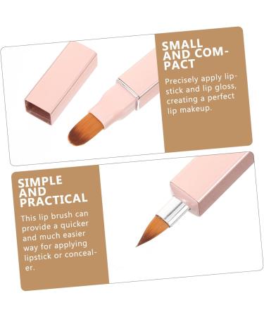 minkissy Makeup Brush Make up Brush Concealer Brush Lip Brush for Lipstick Lip Gloss Applicators Lipstick Brush Retractable Lip Applicators Lip Wands Lip Balm Artificial Fiber Miss Portable - Buy Online on GoSupps.com