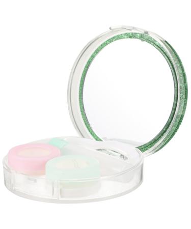 Gatuida Small Plastic Container 1 Set Glasses Case Made of Plastic Lens Container
