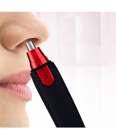 TEMKIN Nose Hair Trimmer - Silver & Black | Ear Neck Eyebrow Hair Removal Tools | International Shipping - Buy Online on GoSupps.com