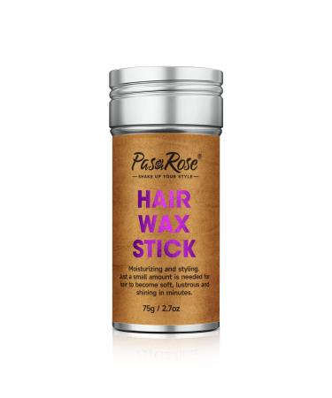 PasaRose Hair Wax Stick Wax Stick for Hair Wigs Non-greasy Slick Stick Edge Control Styling Wax for Fly Away & Edge Frizz Hair (2.7Ounce Pack of 1) 2.7 Ounce Pack of 1
