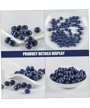 DIKACA Cake Decorations Decorative Blueberries Artificial Fruits 50pcs Simulation Blueberry Pvc Cake Material Simulated Blueberries Lifelike Fruit Decorations Fake Fruit - Buy Online on GoSupps.com