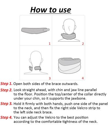 Cervicorrect Neck Brace Cervicorrect Neck Brace by Healthy Lab Co Cervicorrect for Snoring-Neck Brace for Sleeping Soft Foam Wrap and Stabilize Neck Support Brace for Women (Black) - Buy Online on GoSupps.com