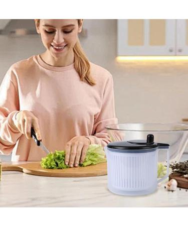  Xasbseulk Salad Spinner and Salad Dryer | 5L Salad Spinner for Fruits and Vegetables Easy to Clean Quick and Easy Drying | Salad Spinner for Vegetables and Fruits - Buy Online on GoSupps.com