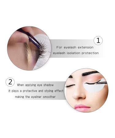 100 Eyeshadow Protector Pads - Shield Stencils for Makeup & Eyelash Extensions | Prevent Smudging & Tinting - Buy Online on GoSupps.com