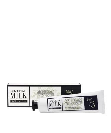 Archipelago Botanicals Soy Milk Hand Cr me | Rich and Lightly Scented Lotion for Cuticles and Rough Spots | Premium Plant Extracts (3.2 oz) Soy Milk 3.2 Ounce (Pack of 1)