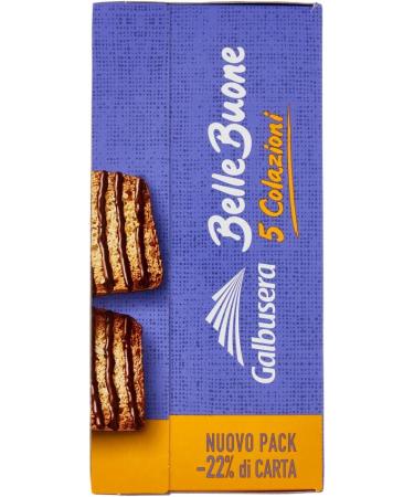 Galbusera Belle Buone Pack of 6 full-fat rusks with cereals and oats pecans fruit 5 individual portions 200 g + Gourmet Italian polpa 400 g - Buy Online on GoSupps.com