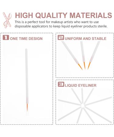 FOMIYES Nylon Brush Face Makeup Eye Makeup 100Pcs Makeup Eyeliner Wands Girl Eyeliner Applicator Eye Makeup Lash Brush Tool Makeup Gadgets Face Makeup - Buy Online on GoSupps.com