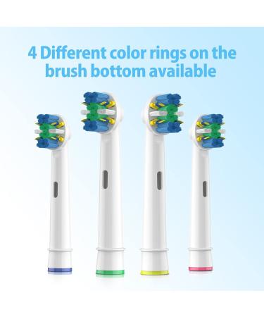 8 Pack Oral B Braun Compatible Precision Clean Brush Heads - Replacement Toothbrush Heads for Oral-B 7000/Pro 1000/9600/5000/3000/8000 - Buy Online on GoSupps.com