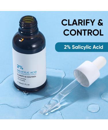 2% Salicylic Acid Serum for Acne Blackheads Enlarged Pores and Oil Control - Buy Online on GoSupps.com