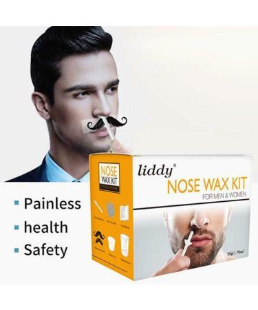 Nose & Ear Hair Removal Wax Kit - Painless Men's Nasal Waxing for Smooth Results - Buy Online on GoSupps.com