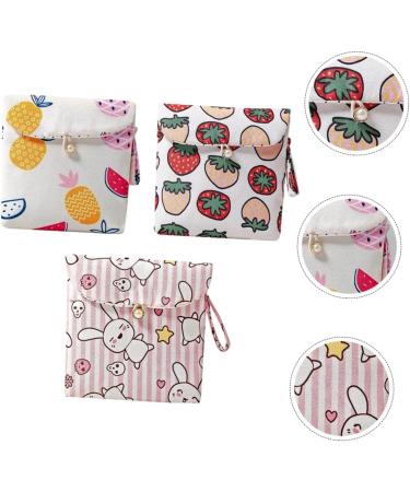 Sherchpry Women's Bandage Wallet - 3-Pack Coin Purse & Menstrual Insert Holder - Korean Design 13x13x1cm - Buy Online on GoSupps.com