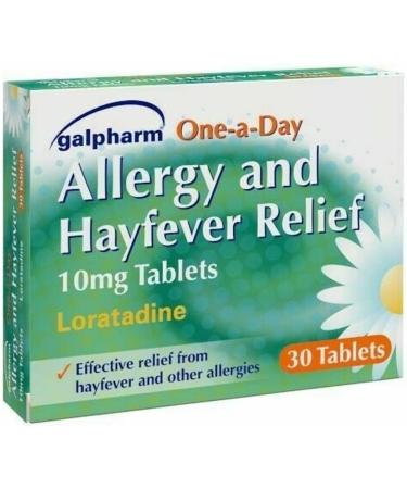 Galpharm One A Day Hayfever & Allergy Relief - Fast-Acting Formula | [Your Company Name] - Buy Online on GoSupps.com