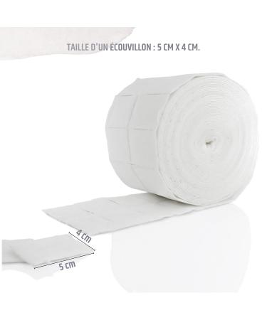 Inlaq 500 Cell Pads | Lint-Free & Dust-Free Cotton Wipes | 12-Layer Thick Pads for Gel & Acrylic Nail Styling | 500 Pieces - Buy Online on GoSupps.com