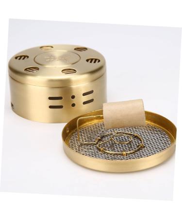 OHPHCALL 1 Set 4pcs Drilldo Tableware Sucker Health Moxibustion Touch Screen Cloths Hot Smokeless Moxa Purifier Moxibustion Burner Holder Heat Holder Metal Massage Moxibustion Pot Size 3 Brown - Buy Online on GoSupps.com