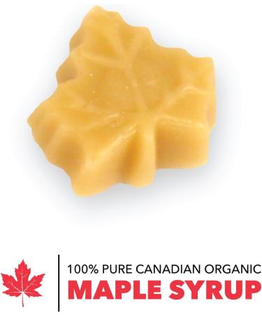 Organic Canadian Maple Sugar Candies (185g) Pure All-Natural Sweet Treats | Candy Leaf-Shaped Drops | Canada Made Syrup - Buy Online on GoSupps.com