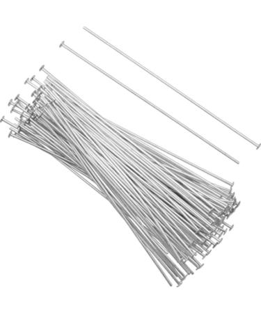 80pcs JensFindings .925 Sterling Silver 1.5 Head Pins - 24 Gauge - Buy Online on GoSupps.com