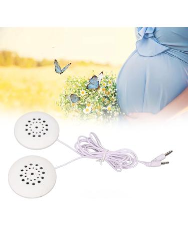 Baby Bump Headphones - Prenatal Belly Speakers for Music & Fetus Development | White Abdominal Speakers for Moms - Buy Online on GoSupps.com