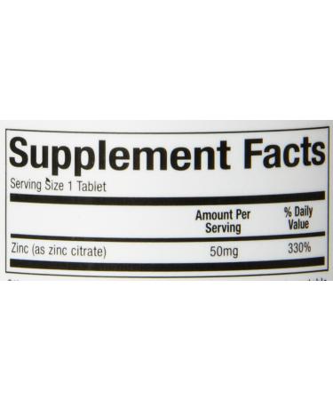 Natural Factors Zinc Citrate 50mg - 90 Tablets | Immune Support & Health Boost - Buy Online on GoSupps.com