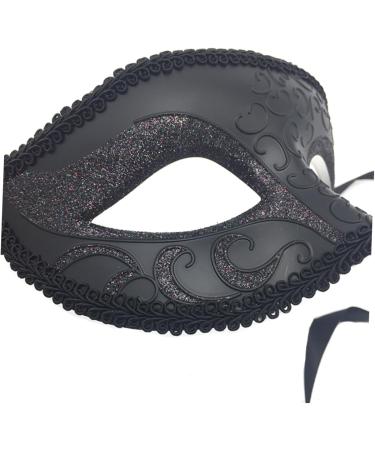 DOITOOL Dreses Masquerade Costume Eye Mask Black Costume Makeup Stand Out Mask Masquerade Ball Unique Masquerade Black Maskes Costumes Party Mask Men and Women Halloween - Buy Online on GoSupps.com
