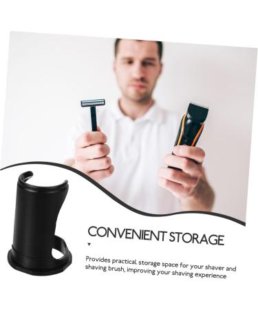 Frcolor 5-Stage Brush Holder & Bracket - Men's Razor Tool Storage Stand & Organizer | Durable Plastic Design for Perfect Razor Presentation - Buy Online on GoSupps.com