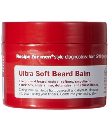 Recipe For Men Beard Balm Trio Pack Softens Nourishes Detangles Beard and Relieves Itching 3 Pack
