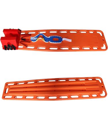 Portable Rescue Stretcher Medical First Aid Spine Board Back Board with Head immobilizer and Neck Brace Lifesaving Board on Water - Buy Online on GoSupps.com