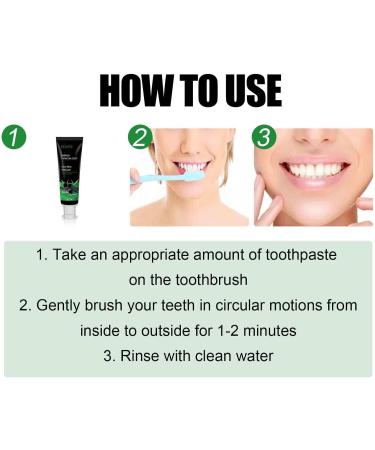 BAMBOO Charcoal Deep Toothpaste - Activated Carbon Whitening Fresh Breath Deep Stain Removal (5 PCs) - Buy Online on GoSupps.com