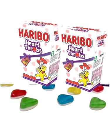 Amamitrade Thank You Sticker Made For Haribo Heart Throbs (2 Pack) - Valentine's Day Share Bag - Sweet Treats - Great For Couples - Gummy Love Hearts - Buy Online on GoSupps.com