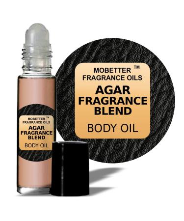 MOBETTER FRAGRANCE OILS Agar Fragrance Blend Unisex Body Oil 10ml rollon