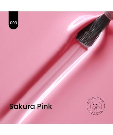 MEGIOR Pink Gel Nail Polish 15ml Light Pink Gel Polish 1PCS Soak Off UV LED Nail Gel Polish for Nail Art Manicure Salon DIY Home for Women Girls Nails Sakura Pink - Buy Online on GoSupps.com