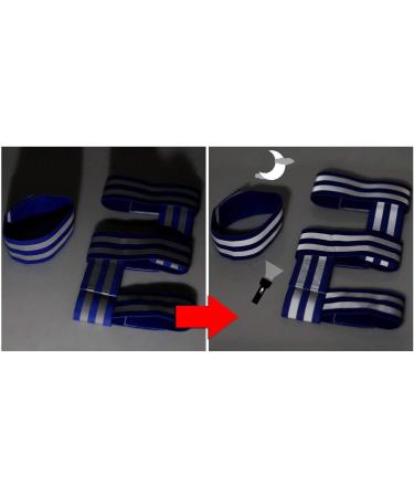 Buy 6 Pack Double Reflective Tapes - Elastic Reflective Bracelets for Jogging Cycling Hiking & Running - Blue TKB5062 - Buy Online on GoSupps.com