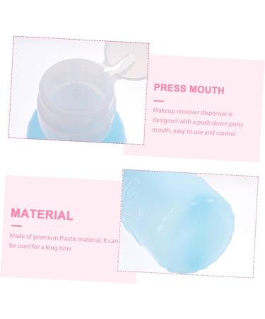  MAGICLULU MAGICLULU 4 Pcs Pink Nail Polish Liquid Pump Bottles Clear Plastic Leak Proof - Buy Online on GoSupps.com