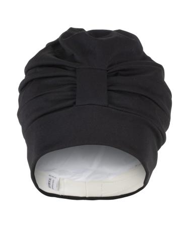 Fashy fabric swimming cap one size black