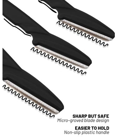 MoHern Black 30 Pcs Eyebrow and Face Razor for Women and Men - Multipurpose Dermaplane Razors - Pack of 30 - Buy Online on GoSupps.com