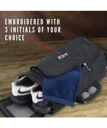 Personalized Monogrammed Golf Shoe Bag - Custom Gift for Him | Father's Day, Birthday, Christmas - Buy Online on GoSupps.com