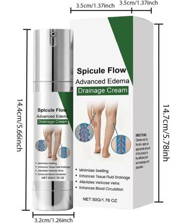  Dgayaeic Leg cream fast absorption 50g Leg Therap anti-edema cream body moisturizer with intense hydration reduces tension for men and women daily use - Buy Online on GoSupps.com
