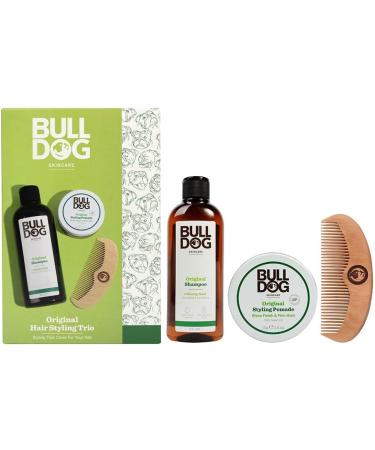 Bulldog Skincare Original Hair Styling Trio Gift Set for Men - Hair Care Kit - Buy Online on GoSupps.com