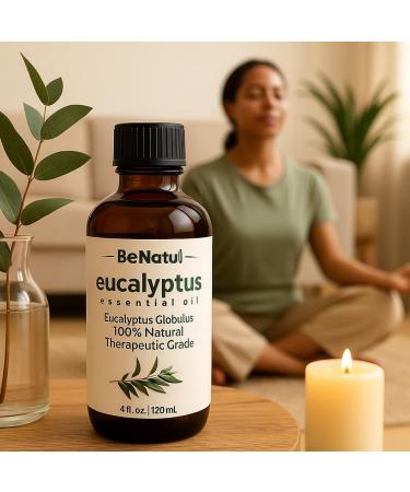 Eucalyptus Essential Oil 120ml with Dropper Pure Aromatherapy Oil - Buy Online on GoSupps.com