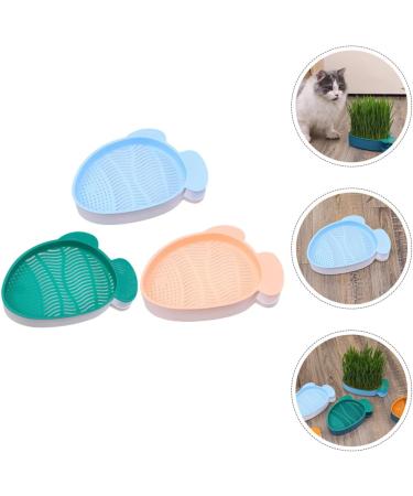 Buy Buguuyo 3 Series Cat Grass Box with Catnip - Perfect Plastic Plant Planters for Pets - Buy Online on GoSupps.com