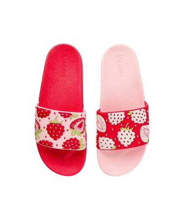 Dedoles bathing shoes women men & children bathing sandals funny designs book coffee party pizza fuchs bear lama clouds gift 41 EU delicious strawberries