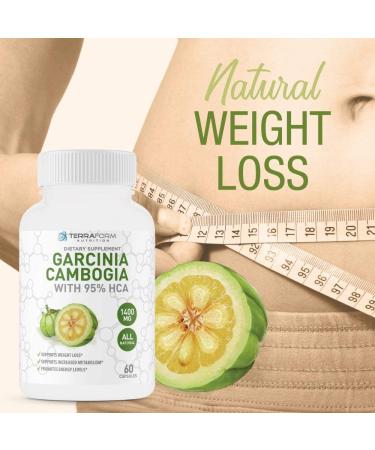 100% Pure Garcinia Cambogia Extract 1400mg | Natural HCA | Fast Weight Loss Support | Appetite Suppressant for Men & Women - 30 Servings - Buy Online on GoSupps.com