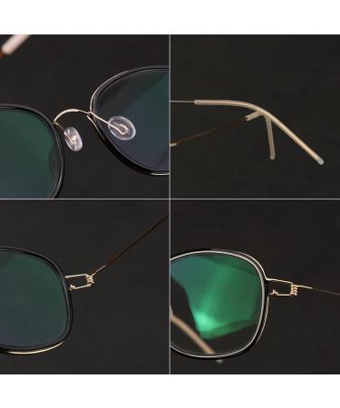 Shop Hadiih Photochrome Reading Glasses | Unisex Fashionable Square Metal Frame in Silver (+1.5) - Buy Online on GoSupps.com