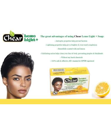 Lemo Light+ Lemon Skin Brightening Exfoliating Soap 150g - with natural bio vegetal activator - Buy Online on GoSupps.com