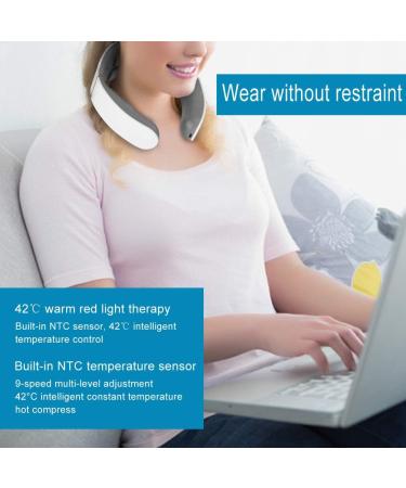 Electric Neck Massager Pulse | Cervical Pain Relief & Health Tool | USB Rechargeable - Buy Online on GoSupps.com
