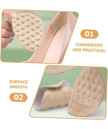 2 Pairs High Heels Forefoot Stickers - Anti-Slip Insole Pads for Women | Metatarsal Cushion Inserts | High Heel Comfort & Support | Assorted Colors - Buy Online on GoSupps.com