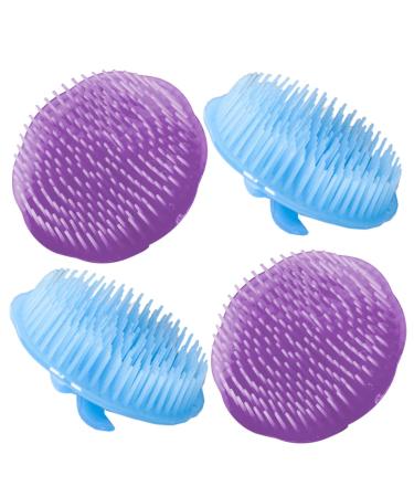 BUIFULSIC 4 Pieces Massage Shampoo Bush Hair washing brush scalp scalp Massage brush shower brush for hair scalp massage gauer hair peel hair peeling peeling