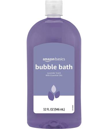 Amazon Basics Lavender Scent Bubble Bath 32 fl oz, 4-Pack - Solimo Formerly - Best Deal - Buy Online on GoSupps.com