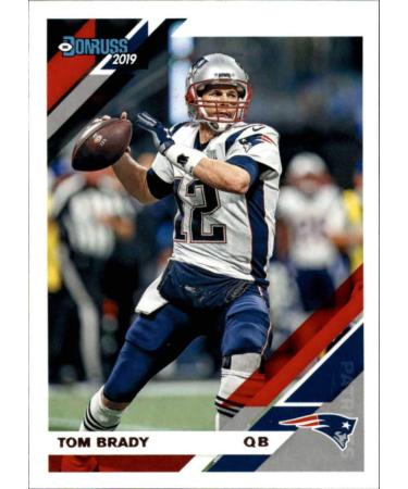 2019 Donruss Football #162 Tom Brady New England Patriots Official NFL Trading Card From Panini America
