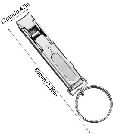 Foldable Nail Clippers Stainless Steel Nail Clipper Pocket Nail Clipper Thick Nails Ultra Slim Folding Safety Lock Wide Jaw Opening Cutter with File Portable Nail Cutters for Nail Care - Buy Online on GoSupps.com