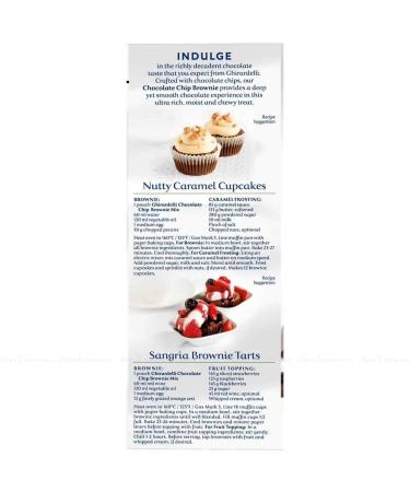 Ghirardelli Premium Brownie Mix Chocolate Chip 2.26kg - Buy Online on GoSupps.com